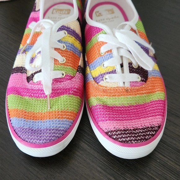 Kate Spade New York X KedsChampion Crochet Lace Ups Size 7 - Picture 3 of 8